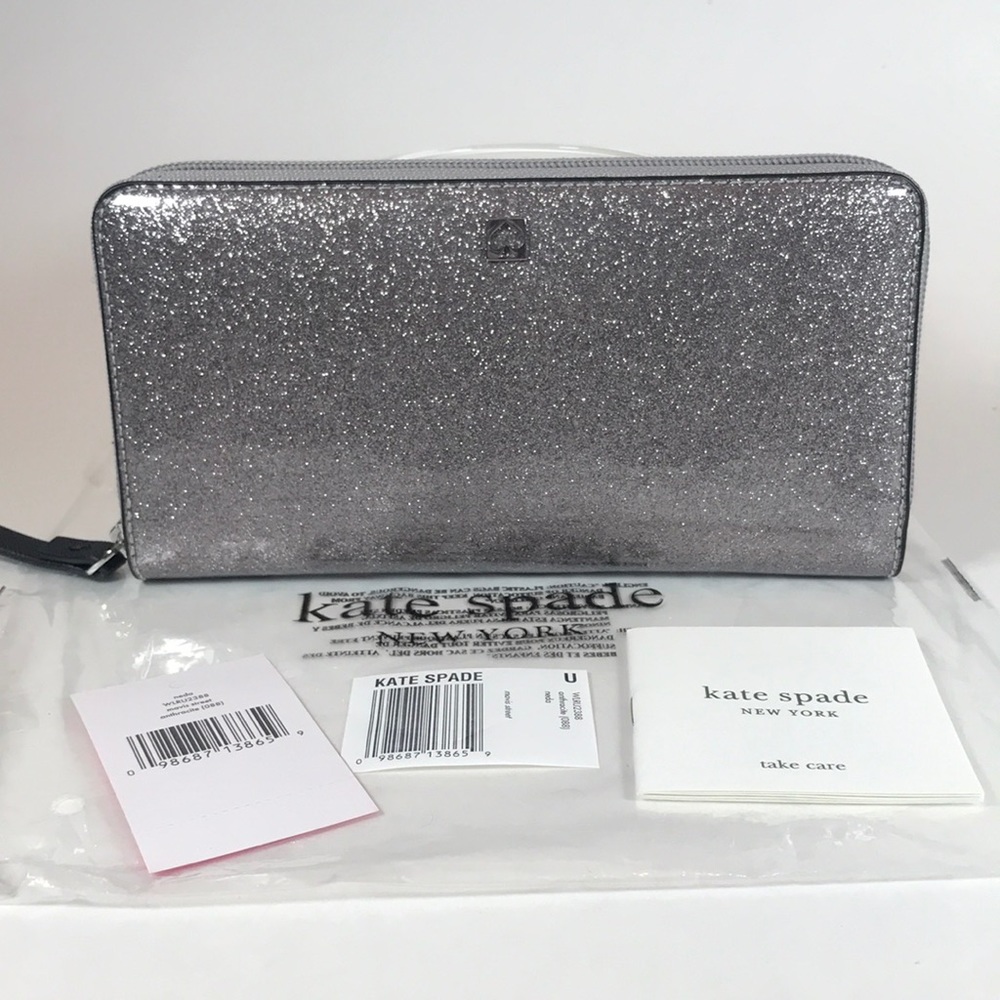 NWT Kate Spade Mavis Street Neda Anthracite wallet